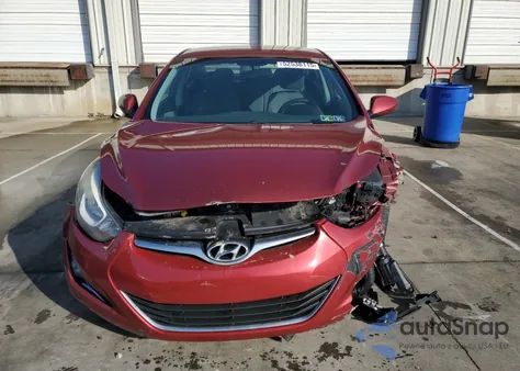 2016 Hyundai Elantra Se из США, поврежденный, VIN 5NPDH4AE6GH784760